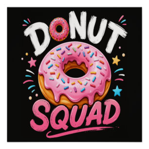 Leckere Donut-Güte Lustig Poster