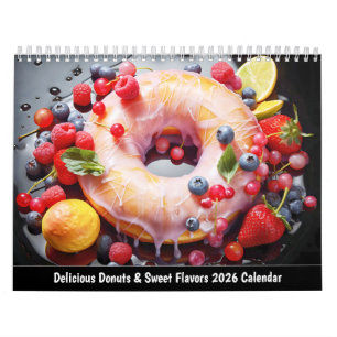 Leckere Donuts & süße Aromen 2026 Kalender