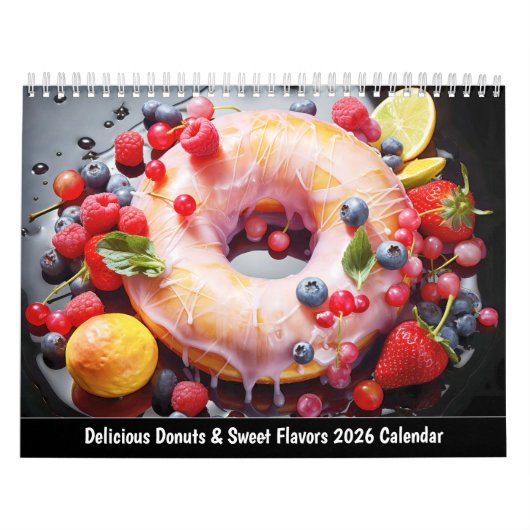 Leckere Donuts & süße Aromen 2026 Kalender (Titelbild)