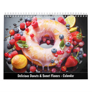 Leckere Donuts & süße Geschmacksrichtungen 2026 Ka Kalender