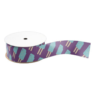 Leckere Eispop-Sprinkles Lila Party Ripsband