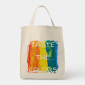 Leckere Farben-Tasche Tragetasche (Rückseite)