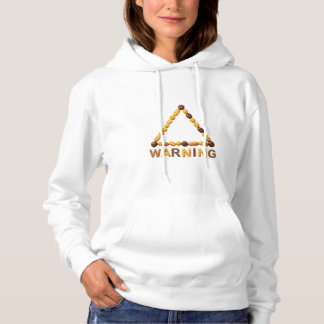 Leckere Gefahr: Bäckerei-Warnschild Hoodie
