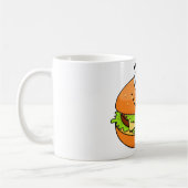 Leckere Hamburger-Kaffee-Tasse Kaffeetasse (Links)