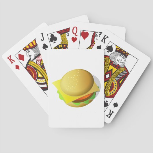 Leckere Hamburger Spielkarten (Rückseite)
