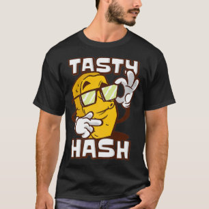 Leckere Hash Browns Frühstück Essen Hash Brown Gri T-Shirt