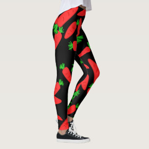 Leckere Karotten Karotten Essen Leggings