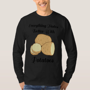 Leckere Kartoffeln Ironisches Zitat Hobbykoch Koch T-Shirt