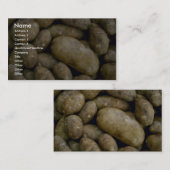 Leckere Kartoffeln Visitenkarte (Vorne/Hinten)