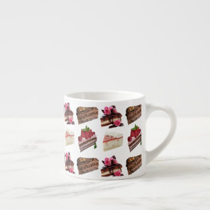 Leckere Kuchen Desserts Muster Eigenwillig Espressotasse