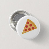 Leckere Pizza Emoji Button (Vorne & Hinten)