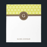 Leckere Punkte Personalisiert Notepad Notizblock<br><div class="desc">Personalisieren Sie unsere modernen Notizblöcke, um eine einzigartige Ergänzung zu Ihrem Schreibtisch zu schaffen oder als Geschenk für andere zu kreieren! Perfekt als Lehrer Geschenke auch! Design ©berryberrysweet.com</div>