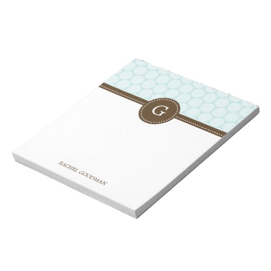 Leckere Punkte Personalisiert Notepad Notizblock (Rotiert)