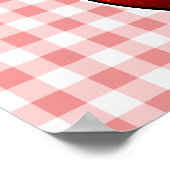 Leckere rote Äpfel Poster (Ecke)