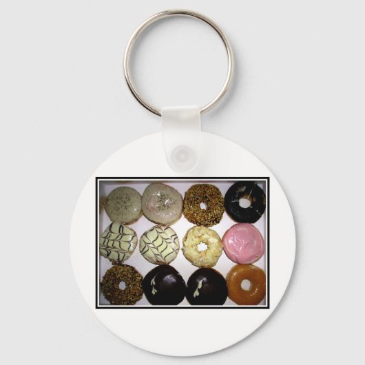 LECKERE SCHAUMGUMMIRINGE SCHLÜSSELANHÄNGER (Vorderseite)