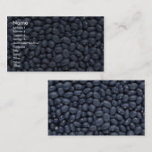 Leckere schwarze Bohnen Visitenkarte (Vorne/Hinten)