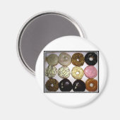 LECKERE SÜSSE SCHAUMGUMMIRINGE MAGNET (Vorderseite/Rückseite)