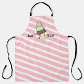 Leckerei aus Eiscreme Schürze (Vorderseite)