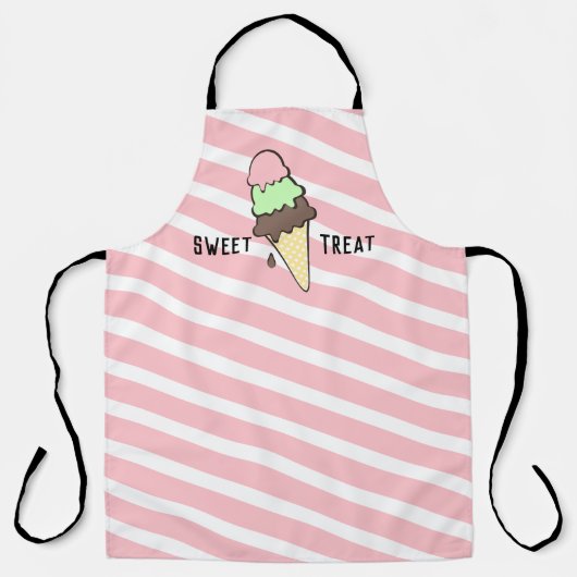 Leckerei aus Eiscreme Schürze (Vorderseite)