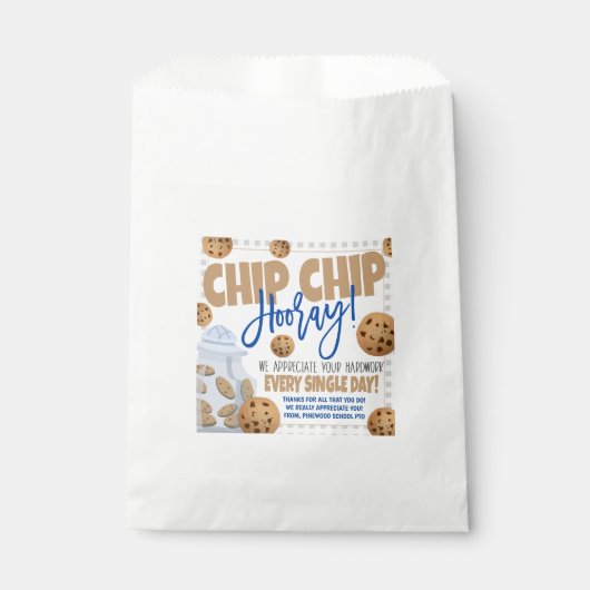 Leckerei-Bags für Wertschätzung Geschenktütchen (Vorderseite)