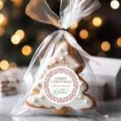 Leckerei Claus’ Bäckerei Weihnachtsfeiertag Runder Aufkleber