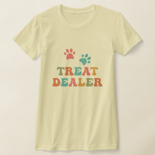 Leckerei Dealer - farbenfroher Hund Lover T-Shirt (Ablage )