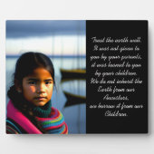 Leckerei der Erde | Dorfmädchen Fotoplatte (Vorderseite)