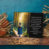 Leckerei der Erde | Forest Girl Tabletop Fotoplatte (Seite)