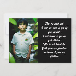 Leckerei der Erde | Tropical Boy Flat Greet Karte