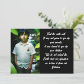 Leckerei der Erde | Tropical Boy Flat Greet Karte (Stehend Vorderseite)