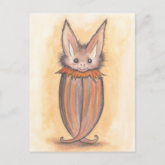 Leckerei der Fledermaus Postkarte (Vorderseite)