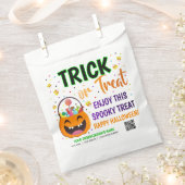 Leckerei des QR-Codes für Trick oder Treat Hallowe Geschenktütchen (Ausgeschnitten)