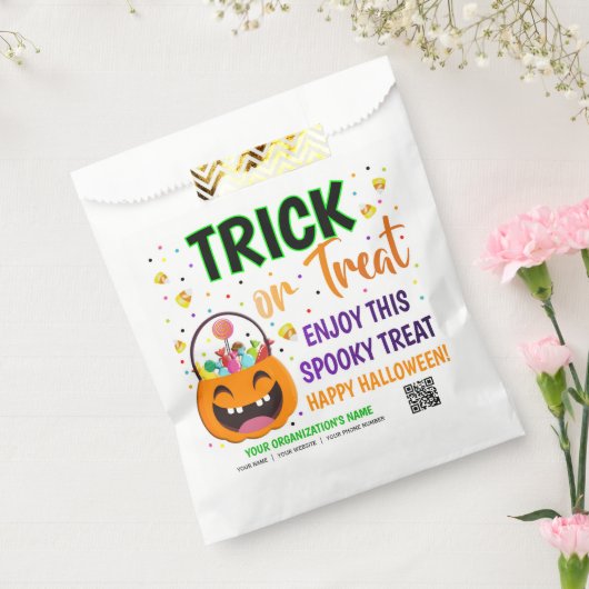 Leckerei des QR-Codes für Trick oder Treat Hallowe Geschenktütchen (Versiegelt)