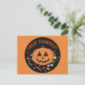 Leckerei dich selbst! postkarte (Stehend Vorderseite)