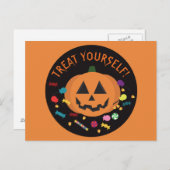 Leckerei dich selbst! postkarte (Vorne/Hinten)