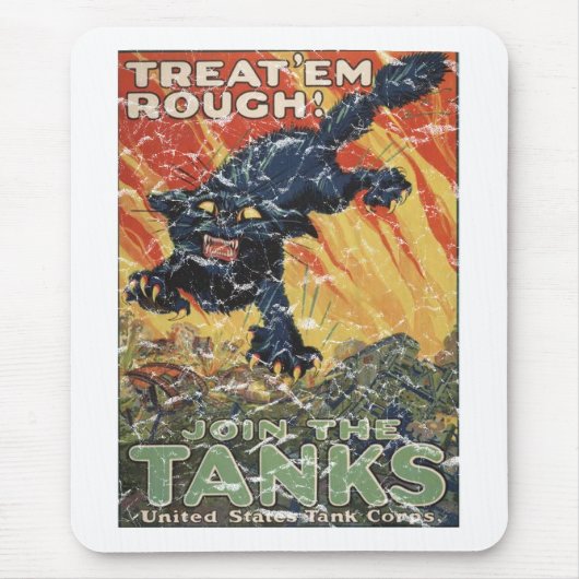 Leckerei "Em Rough-1918 - Not leidend Mousepad (Vorne)