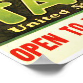 Leckerei 'Em Rough! Beitritt zum 1. US-Weltkrieg Poster (Ecke)