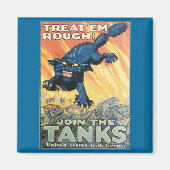 Leckerei 'Em Rough - Join the Tanks! Magnet (Vorne)