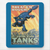 Leckerei 'Em Rough - Join the Tanks! Mousepad (Vorne)