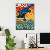 Leckerei "Em Rough - Join the Tanks Poster (Heimbüro)