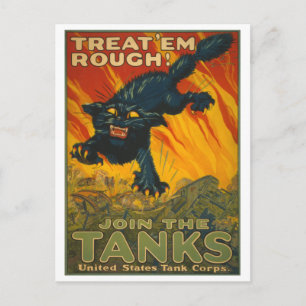 Leckerei "em Rough - Join the Tanks Postkarte