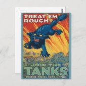 Leckerei "Em Rough - Join the Tanks Postkarte (Vorne/Hinten)