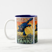 Leckerei "em Rough - Join the Tanks Zweifarbige Tasse (Links)