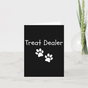 Leckerei Er Dog Paw Print Funny Dog Lover Men Frau Karte