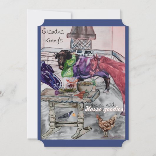 Leckerei Feiertagskarte (Vorderseite)