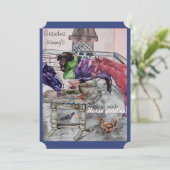 Leckerei Feiertagskarte (Stehend Vorderseite)