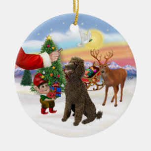 Leckerei für ein Schokoladenstopfe Keramik Ornament