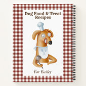Leckerei für Hunde Rezepte Kochbuch Notizblock (Rückseite)