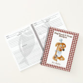 Leckerei für Hunde Rezepte Kochbuch Notizblock (Innenseite)