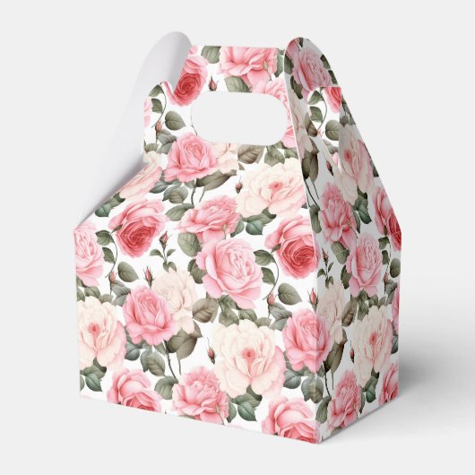 Leckerei für Rosen-Party Geschenkschachtel (Vorderseite)